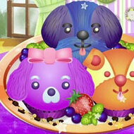 Игра Приготовление кексов-собачек