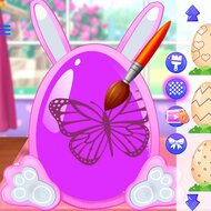 Игра Приготовления принцесс к Пасхе