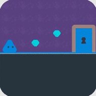 Игра Приключения синего треугольника