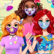 Игра Принцессы: дизайн масок