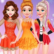 Игра Принцессы на коньках