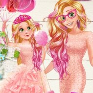 Игра Принцессы с дочками