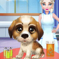 Игра Принцесса спасает щеночка