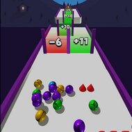 Игра Прокати шарики-клоны