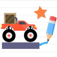 Игра Нарисуй линию для монстр-трака