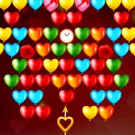 Игра Пузырьковый шутер: День Валентина