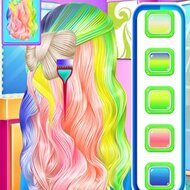 Игра Радужные прически
