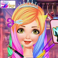 Игра Рапунцель в парикмахерской