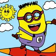 Игра Раскрашивать миньонов