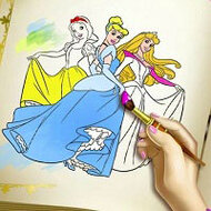 Игра Раскраска - Золушка