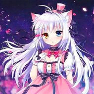 Игра Раскраски аниме девочки-кошки