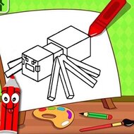 Игра Раскраски Майнкрафт