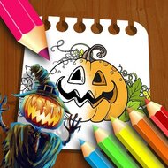 Игра Раскраски на Хэллоуин