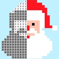 Игра Раскраски по номерам Новый год