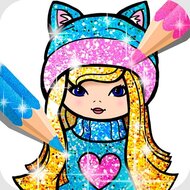 Игра Раскраски с блестками 2