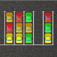 Игра Рассортируй машины по цветам