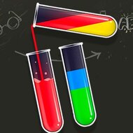 Игра Рассортируй по цветам воду