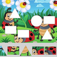 Игра Развивающие пазлы для детей 2-3 лет
