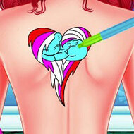 Игра Рисовать татуировки для девочек