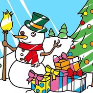 Игра Рождественские раскраски