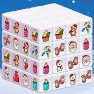 Игра Рождественский маджонг Дименсионс