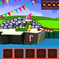 Игра Рождественский побег гусеницы