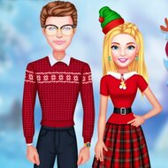 Игра Рождество Барби и Кена