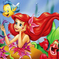 Игра Русалки Раскраска Ариэль