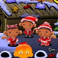 Игра Счастливая обезьянка: уровень 593