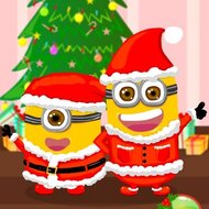 Игра Снежки с миньонами