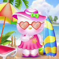 Игра Собери Хелло Китти на прогулку