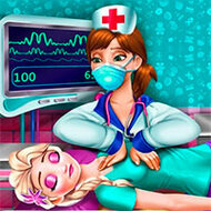 Игра Спасение Эльзы в реанимации