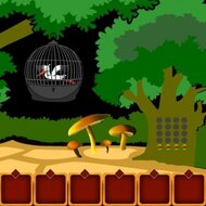 Игра Спаси аиста из клетки