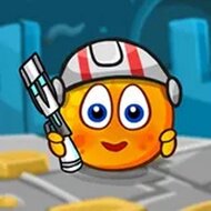 Игра Спаси апельсин в космосе