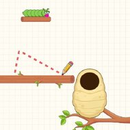 Игра Спаси червяка