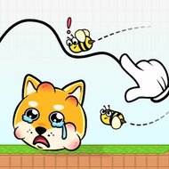Игра Спаси кота от пчел