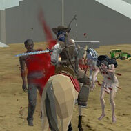 Игра Сражения всадника с зомби