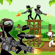 Игра Стикмен держит линию