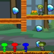 Игра Стикмены на троих