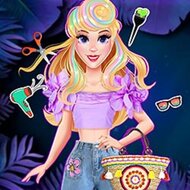 Игра Стильные прически для Авроры