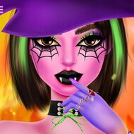 Игра Студия макияжа Хэллоуин