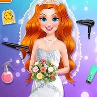 Игра Свадебная прическа для Анны