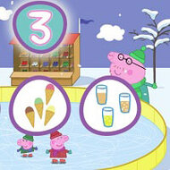 Игра Свинка Пеппа на катке