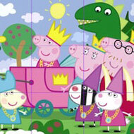 Игра Свинка Пеппа пазлы