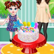 Игра Торт с конфетти для малышки Тейлор