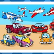 Игра Транспорт найди отличия