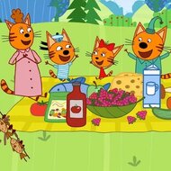 Игра Три кота пикник