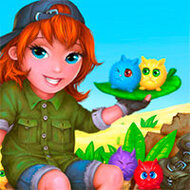 Игра Puzzle остров звери: три в ряд