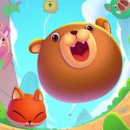 Игра Три в ряд с животными