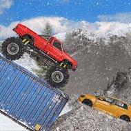 Игра Триал на монстр-траке зимой